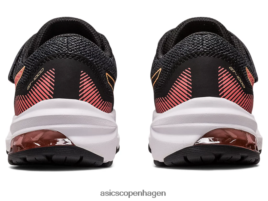 Asics gt-1000 11 førskole sort/papaya Z206F64296
