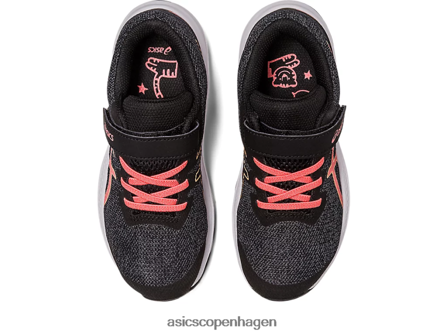 Asics gt-1000 11 førskole sort/papaya Z206F64296