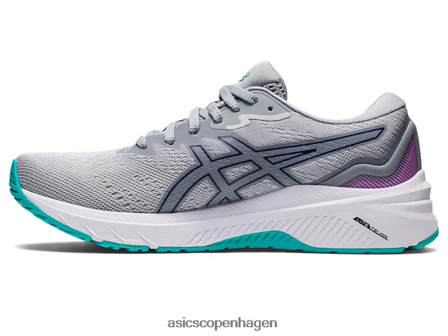 Asics gt-1000 11 gletsjergrå/dykkeblå Z206F62987