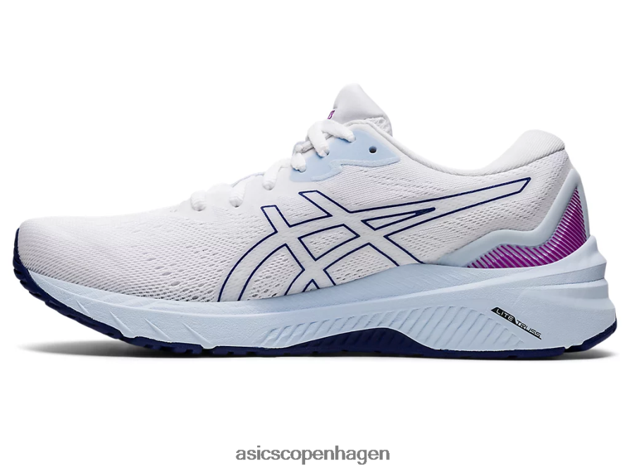 Asics gt-1000 11 hvid/dykke blå Z206F62973