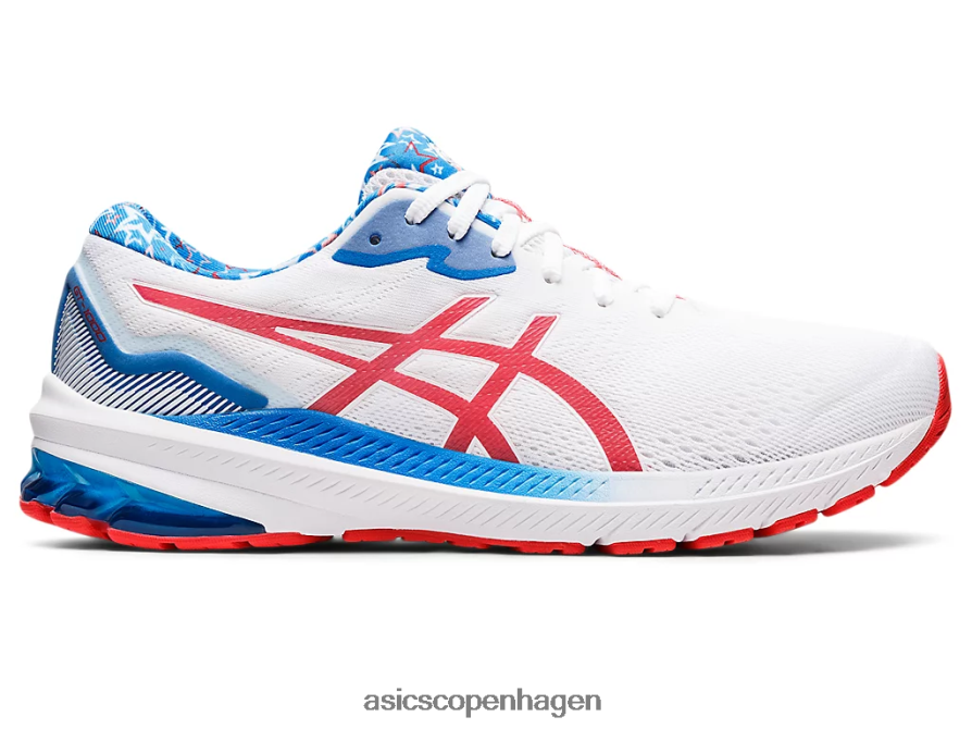 Asics gt-1000 11 hvid/elektrisk rød Z206F61278