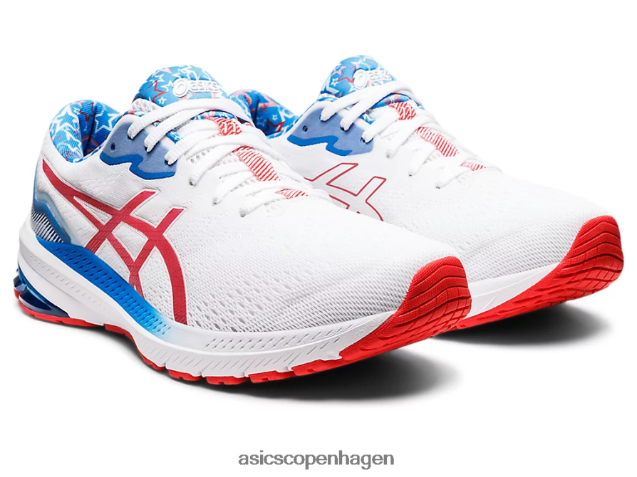 Asics gt-1000 11 hvid/elektrisk rød Z206F61278