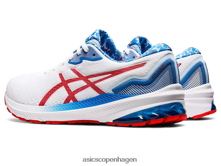 Asics gt-1000 11 hvid/elektrisk rød Z206F61278
