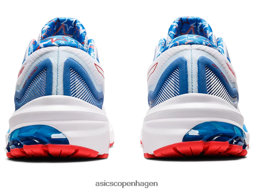 Asics gt-1000 11 hvid/elektrisk rød Z206F63210