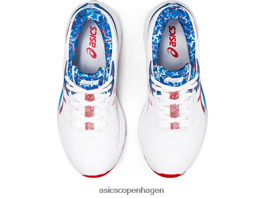 Asics gt-1000 11 hvid/elektrisk rød Z206F63210