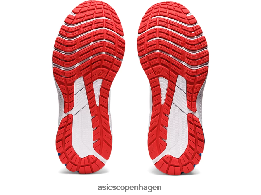 Asics gt-1000 11 hvid/elektrisk rød Z206F63210