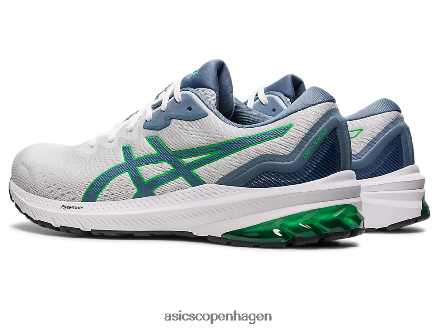 Asics gt-1000 11 hvid/stålblå Z206F6606