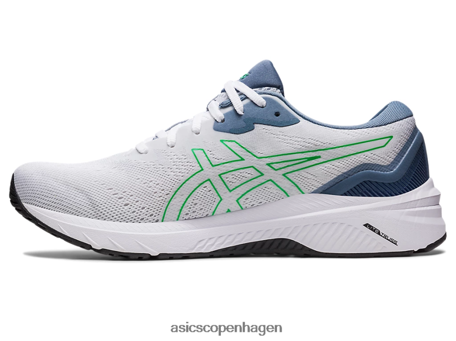 Asics gt-1000 11 hvid/stålblå Z206F6606