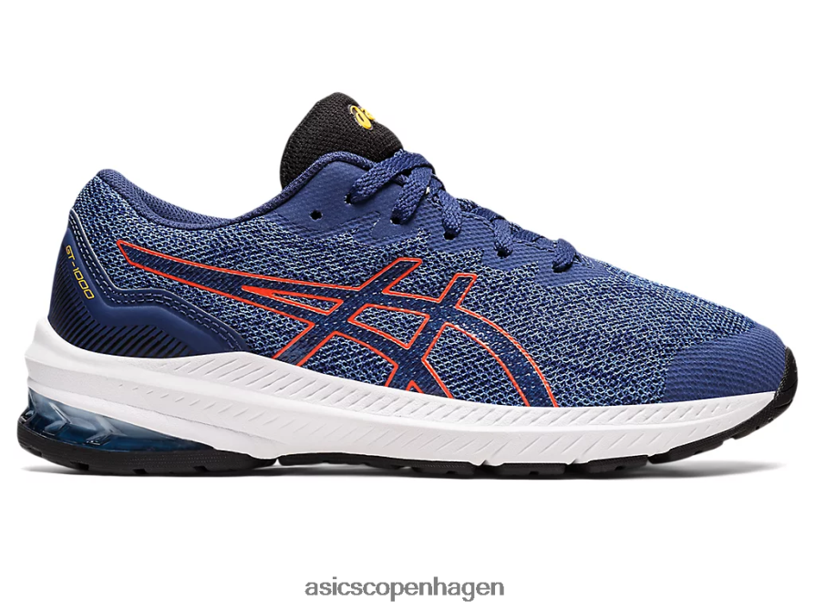 Asics gt-1000 11 klasse skole azurblåt/dybt hav Z206F64341