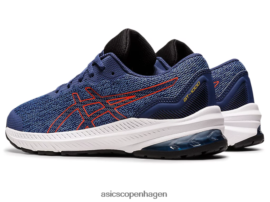 Asics gt-1000 11 klasse skole azurblåt/dybt hav Z206F64341
