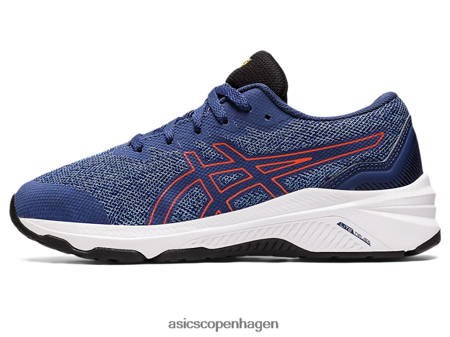 Asics gt-1000 11 klasse skole azurblåt/dybt hav Z206F64341