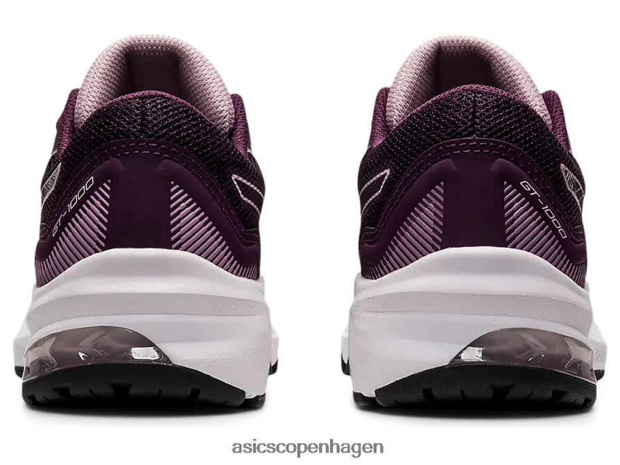 Asics gt-1000 11 klasse skole dyb blomme/knap rose Z206F64446