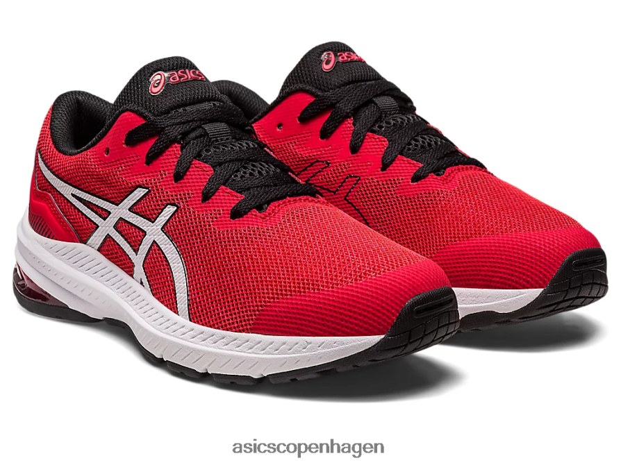 Asics gt-1000 11 klasse skole elektrisk rød/hvid Z206F64313