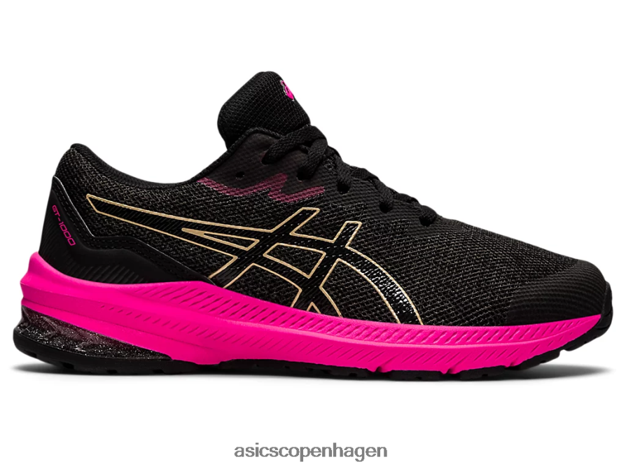 Asics gt-1000 11 klasse skole grafitgrå/champagne Z206F64454