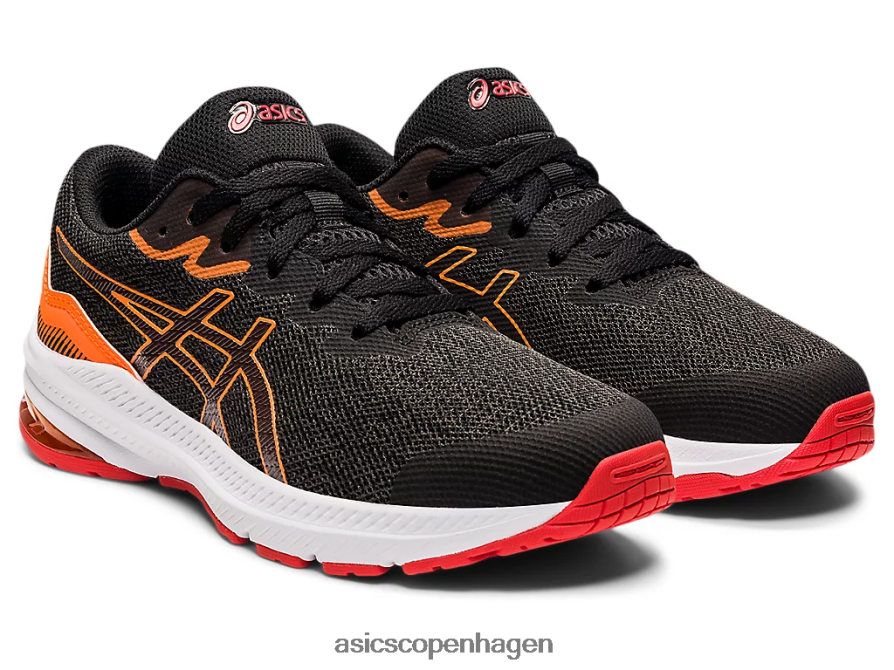 Asics gt-1000 11 klasse skole grafitgrå/ildrød Z206F64471