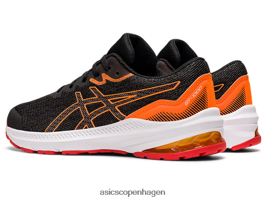 Asics gt-1000 11 klasse skole grafitgrå/ildrød Z206F64471