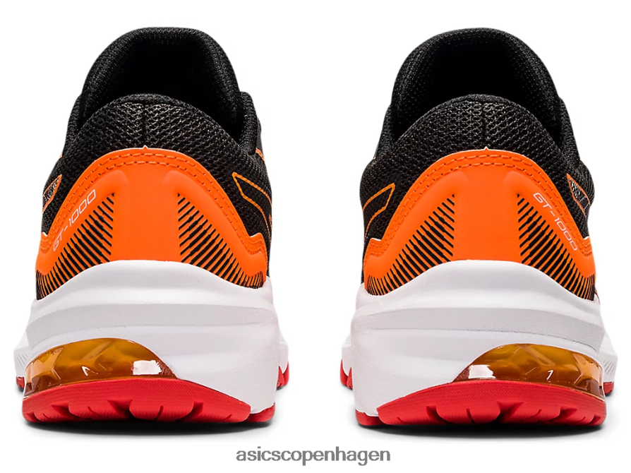 Asics gt-1000 11 klasse skole grafitgrå/ildrød Z206F64471