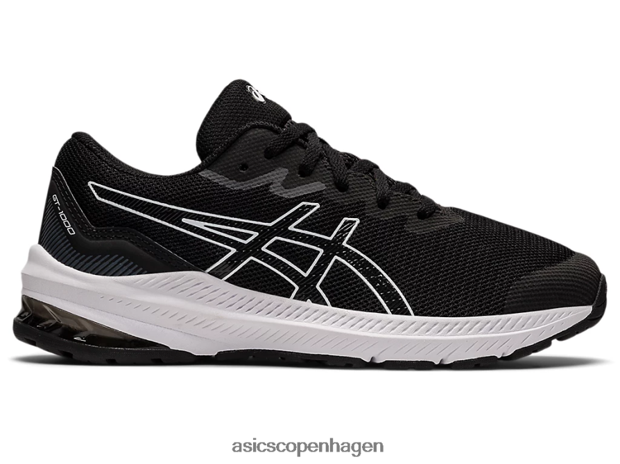 Asics gt-1000 11 klasse skole sort hvid Z206F64455