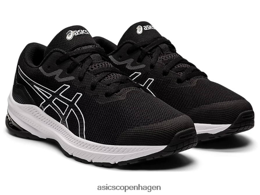 Asics gt-1000 11 klasse skole sort hvid Z206F64455