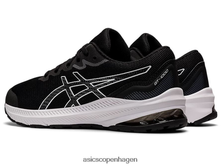 Asics gt-1000 11 klasse skole sort hvid Z206F64455