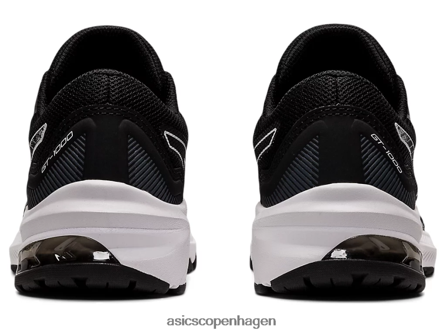 Asics gt-1000 11 klasse skole sort hvid Z206F64455
