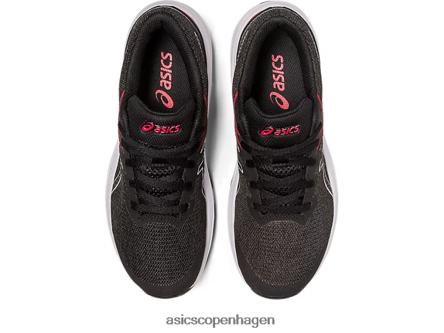Asics gt-1000 11 klasse skole sort/elektrisk rød Z206F64255