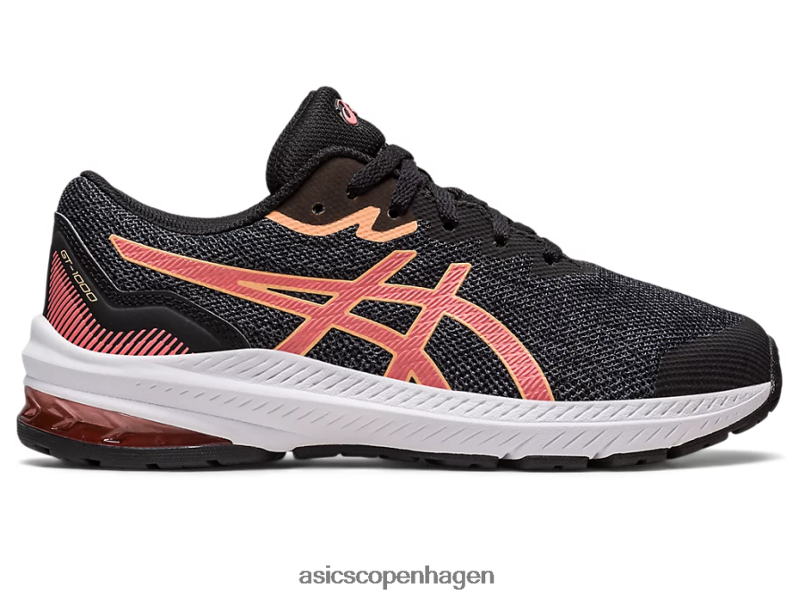 Asics gt-1000 11 klasse skole sort/papaya Z206F64292