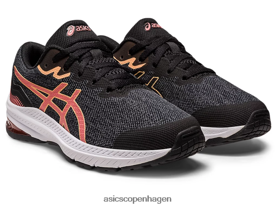 Asics gt-1000 11 klasse skole sort/papaya Z206F64292