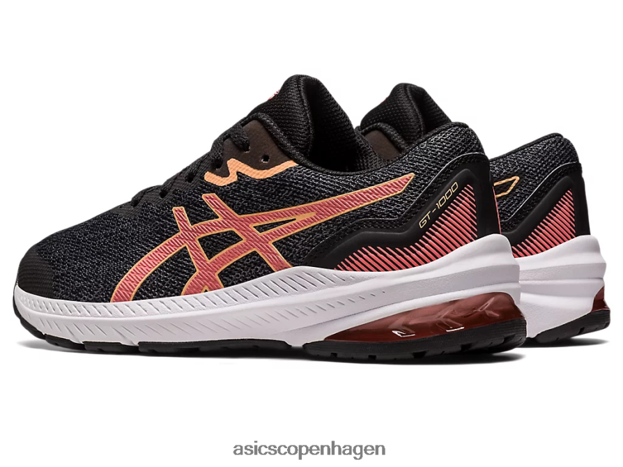 Asics gt-1000 11 klasse skole sort/papaya Z206F64292