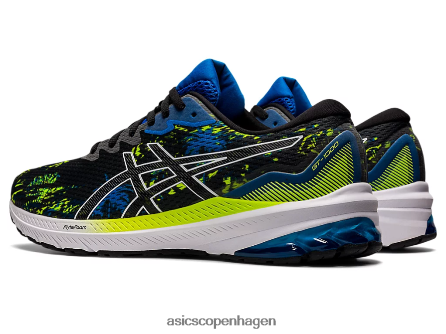 Asics gt-1000 11 sort/elektrisk blå Z206F61283