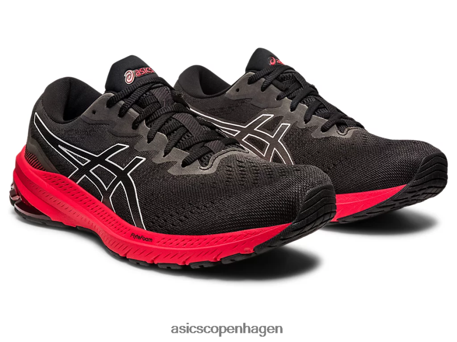 Asics gt-1000 11 sort/elektrisk rød Z206F6425