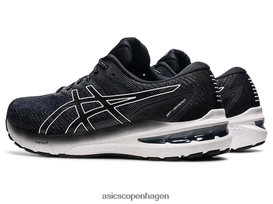 Asics gt-2000 10 bred sort hvid Z206F61685
