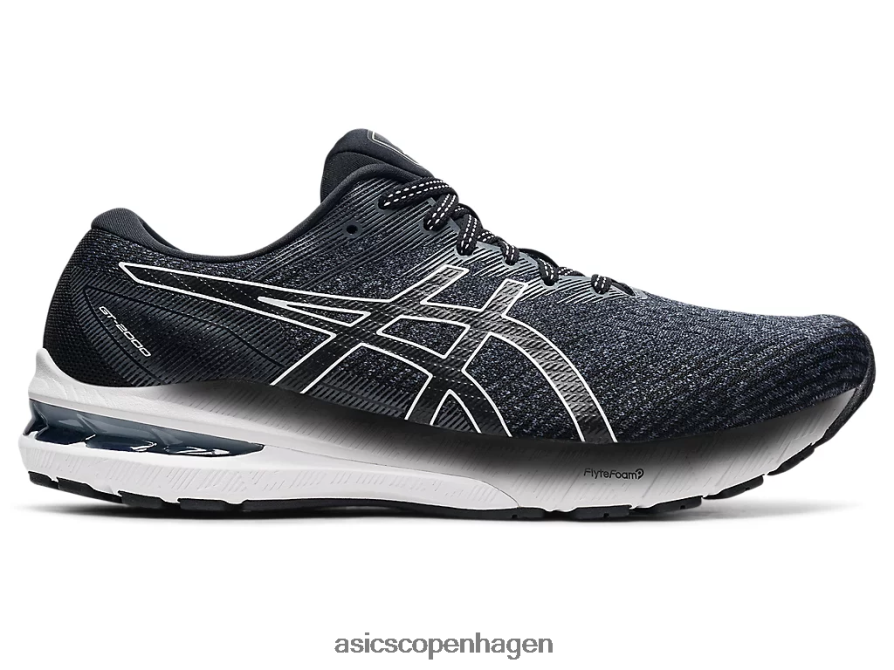 Asics gt-2000 10 ekstra bred sort hvid Z206F61691