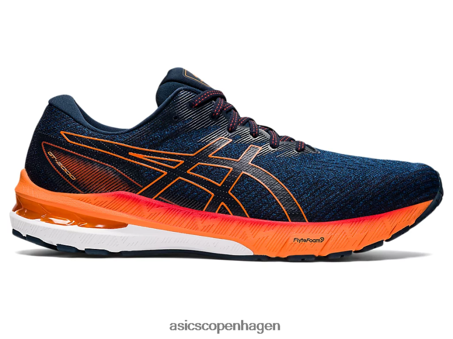 Asics gt-2000 10 mako blå/chokerende orange Z206F61474