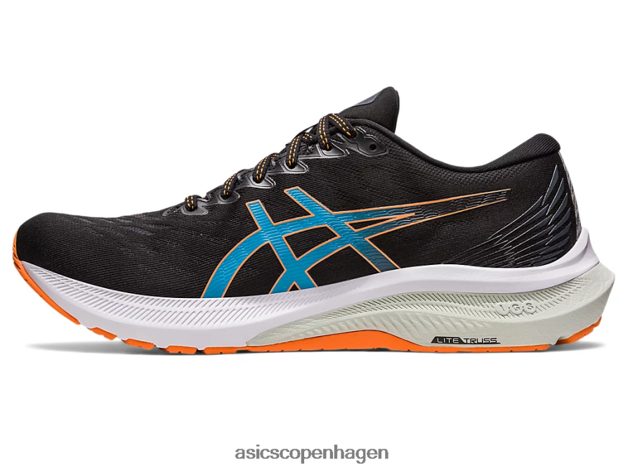 Asics gt-2000 11 bred sort/sol fersken Z206F6677