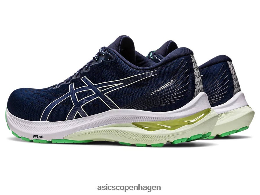 Asics gt-2000 11 midnat/hviskegrøn Z206F62642