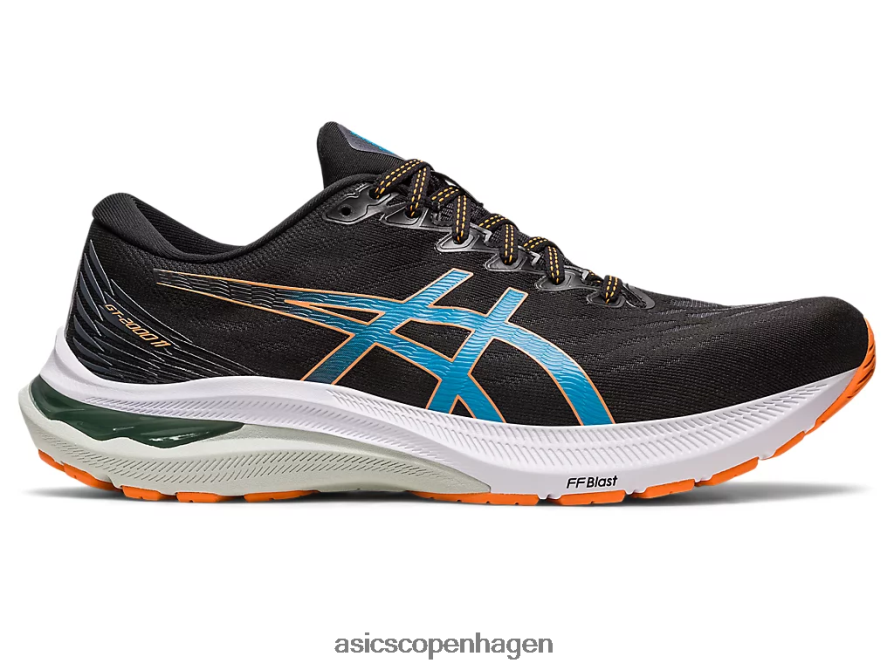 Asics gt-2000 11 sort/sol fersken Z206F6671