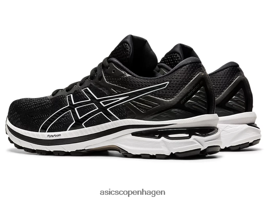 Asics gt-2000 9 sort hvid Z206F64121