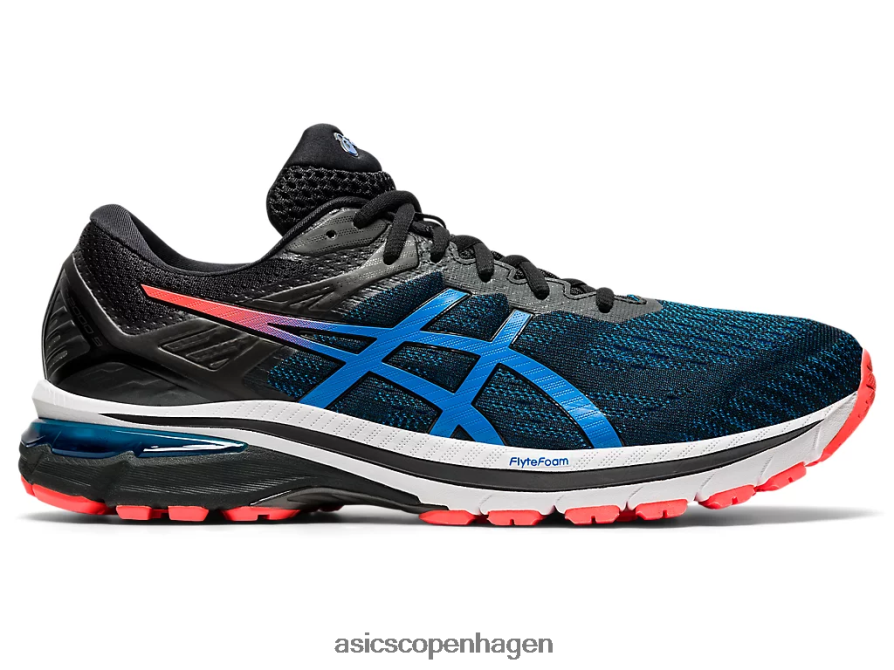 Asics gt-2000 9 sort/directoire blå Z206F62044