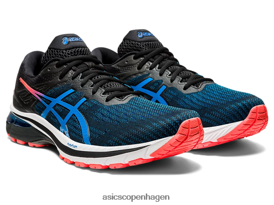 Asics gt-2000 9 sort/directoire blå Z206F62044