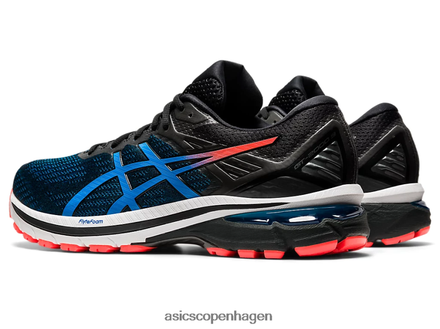 Asics gt-2000 9 sort/directoire blå Z206F62044
