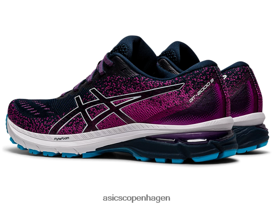 Asics gt-2000 9 strik fransk blå/hvid Z206F63737