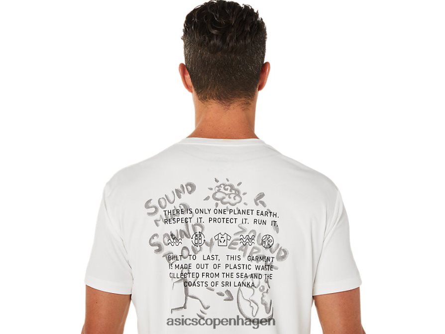 Asics havaffald run top naturlig hvid Z206F61487
