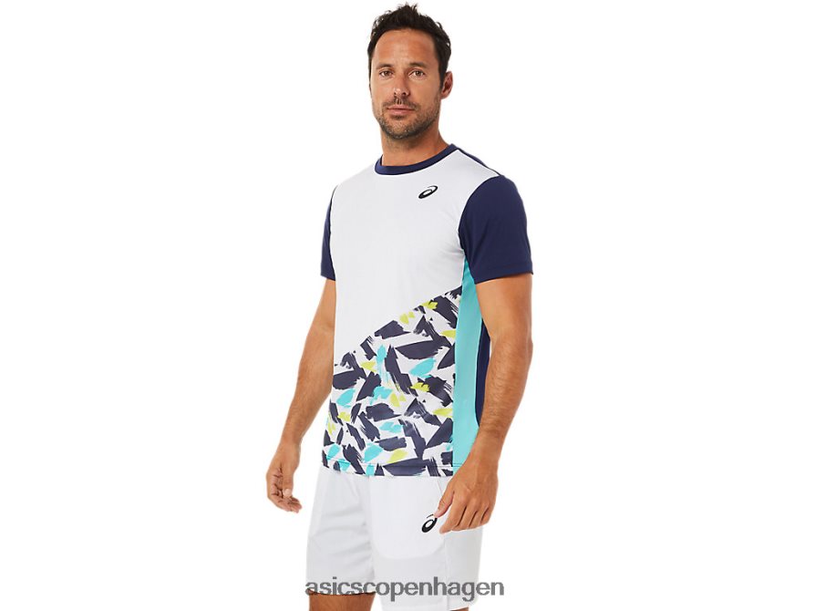 Asics hofgrafisk kortærmet top strålende hvid Z206F61531