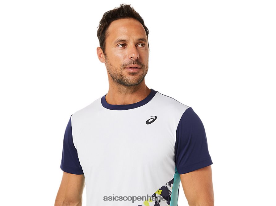 Asics hofgrafisk kortærmet top strålende hvid Z206F61531