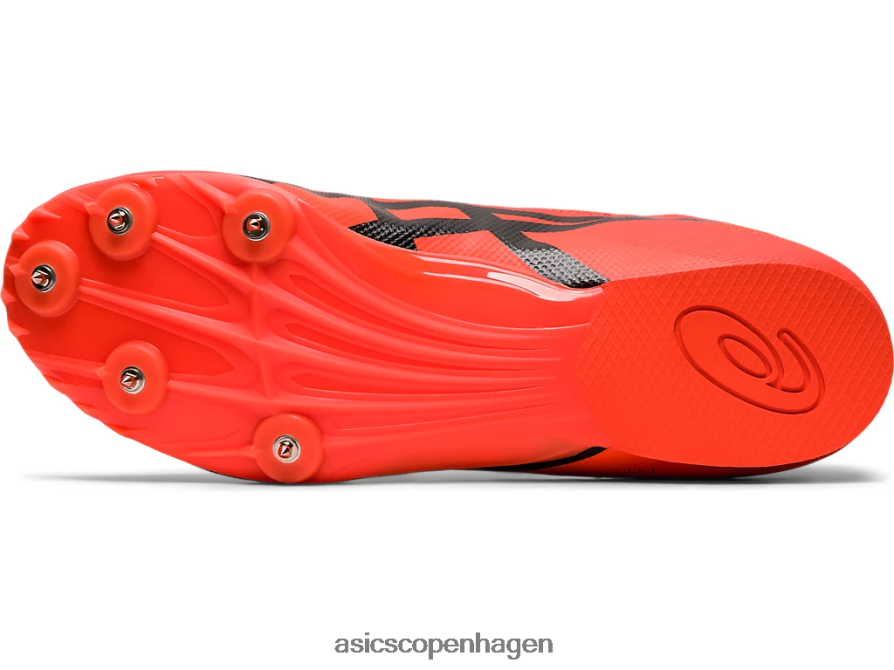 Asics hyper md 7 solopgang rød/sort Z206F62095