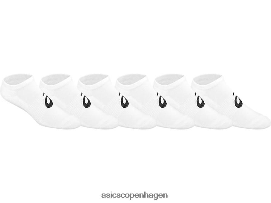 Asics invasion no show (6 pack) strålende hvid Z206F6584