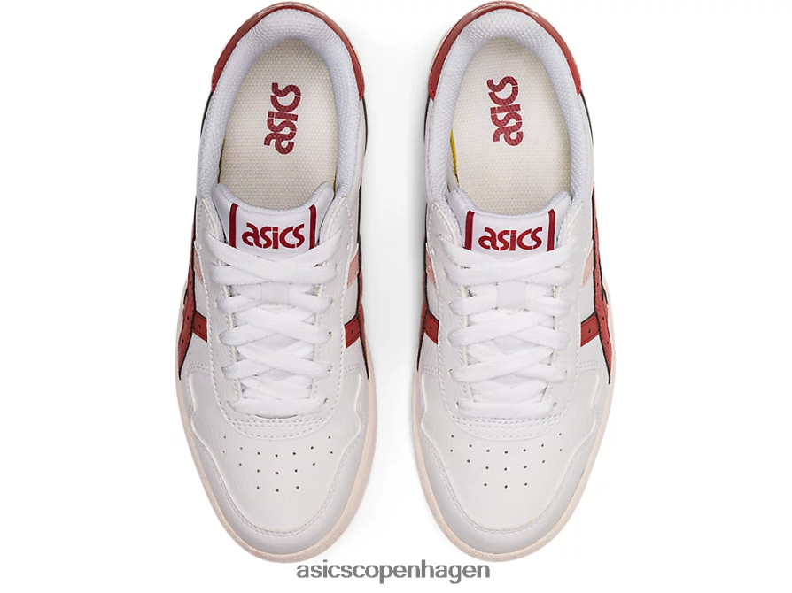 Asics japan s hvid/rød mursten Z206F62904