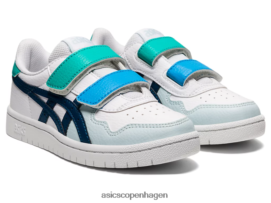 Asics japans førskole hvid/mako blå Z206F64540