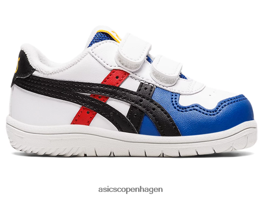 Asics japans småbørnsstørrelse hvid sort Z206F64428
